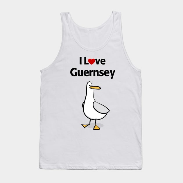 I Love Guernsey Tank Top by MonkeyTshirts